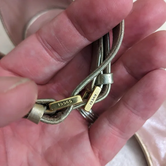 Gucci Gold Sandals - Picture 7 of 7